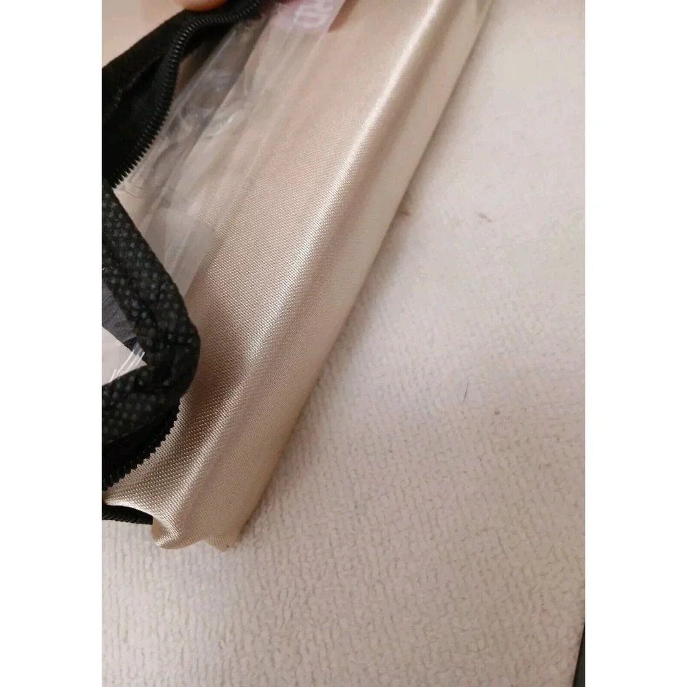 2 Pc Beautyrest STANDARD Satin Pillowcase Champagne Beige Silky Therapy Hair NEW